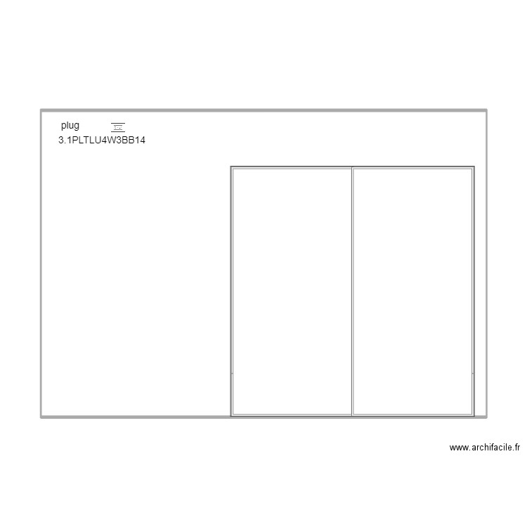  wall 41a outside pool cable marking. Plan de 0 pièce et 0 m2