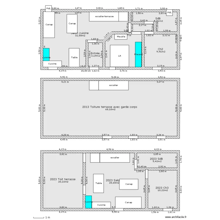 20?? : A TERME 3 LOGEMENTS. Plan de 20?? : A TERME 3 LOGEMENTS. Plan de