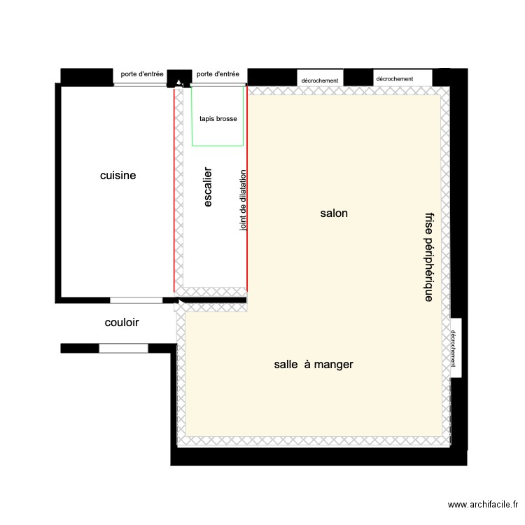 plan carrelage rdv 2. Plan de 0 pièce et 0 m2