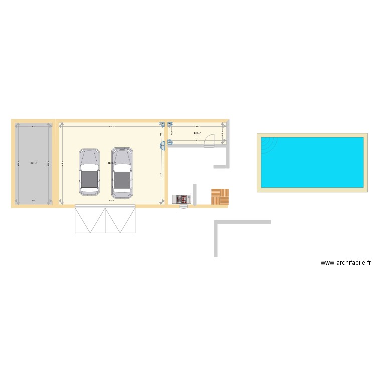 amenagement extérieur. Plan de 0 pièce et 0 m2