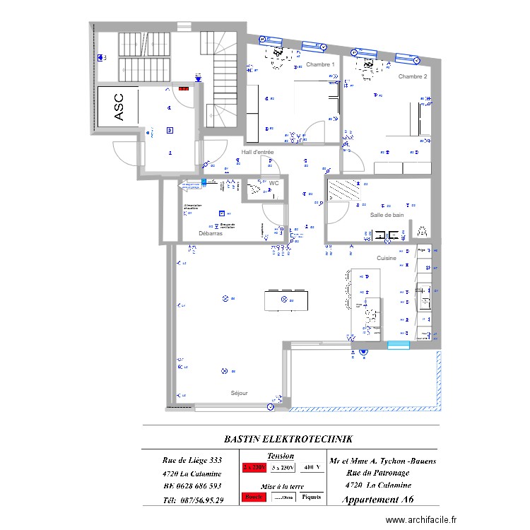 A Tychon 6 A. Plan de 0 pièce et 0 m2