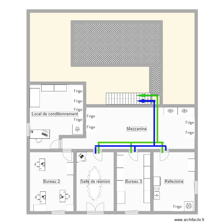 Reprobiol Ouffet niveau 1. Plan de 0 pièce et 0 m2