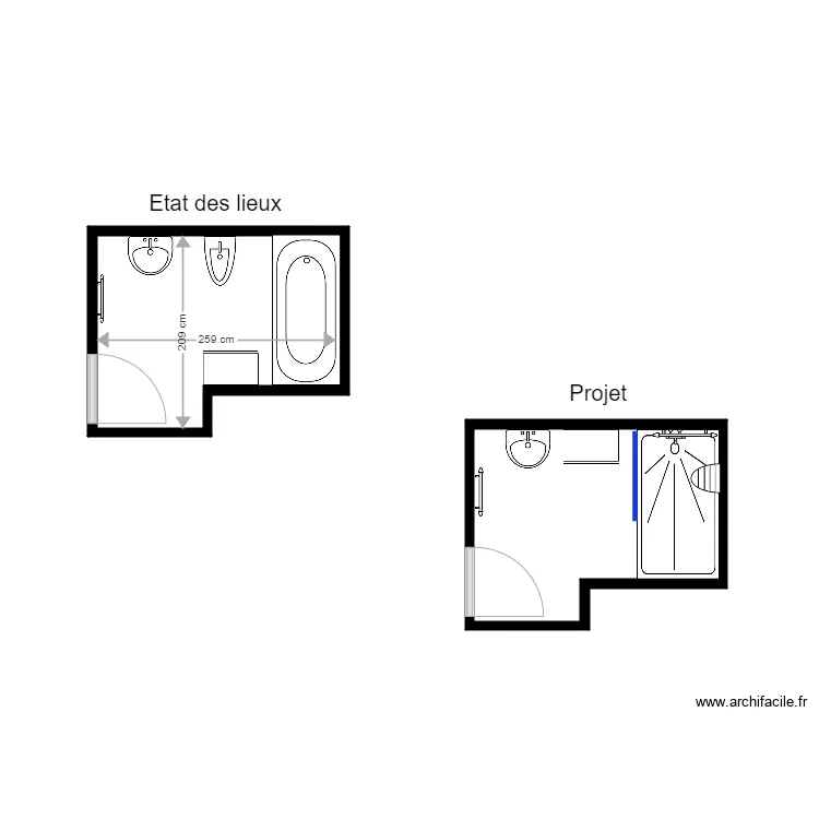 SABOT Huguette. Plan de 