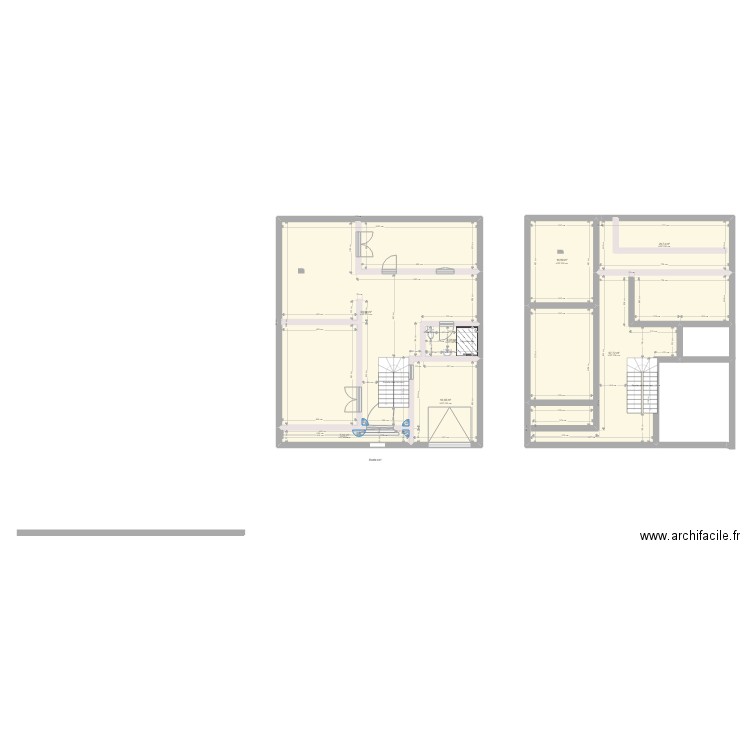 ..maison. Plan de 7 pièces et 232 m2