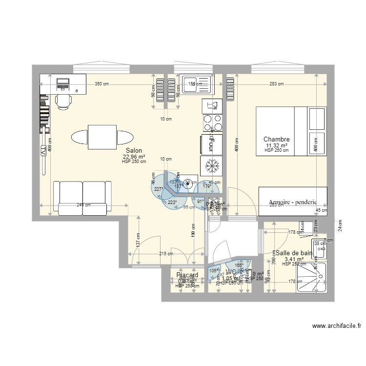 Plan appartement la Garenne Colombes 92720. Plan de 0 pièce et 0 m2