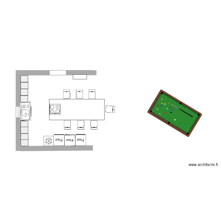 cuisine 2. Plan de 0 pièce et 0 m2