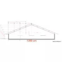 Plan pignon lat&eacute;raux