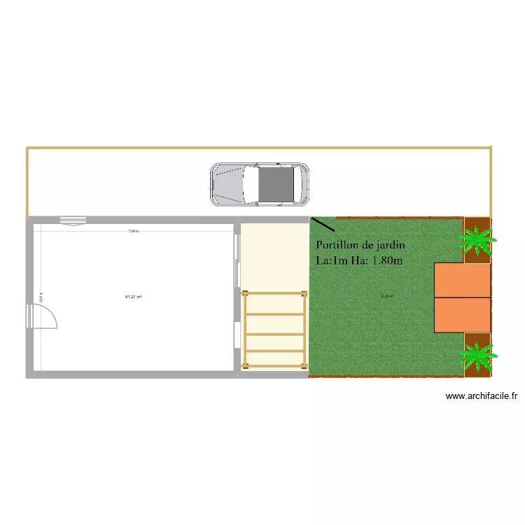Sous-sol. Plan de 1 et 41 m² Sous-sol. Plan de 1 et 41 m²