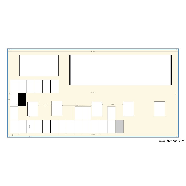 PV_2. Plan de 1 pièce et 275 m2