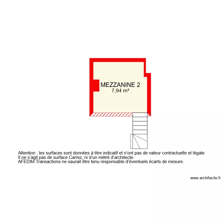 BI 7081 MEZZANINE. Plan de 