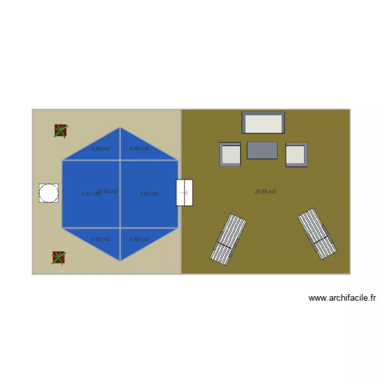 Piscine. Plan de Piscine. Plan de