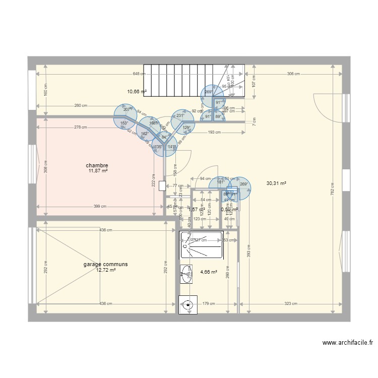 modif 2 rdc origine mesure. Plan de 0 pièce et 0 m2