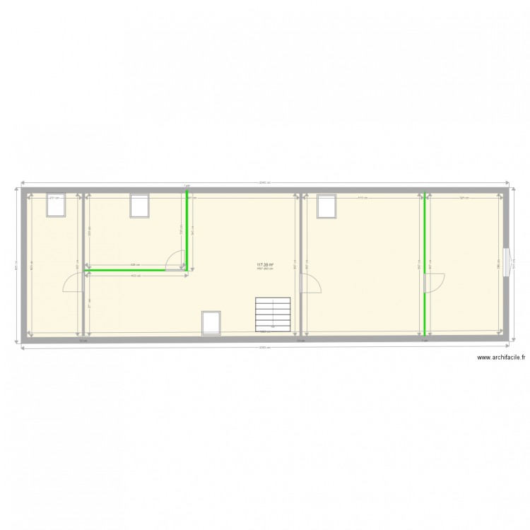 cloison ruminghem definitif. Plan de 0 pièce et 0 m2