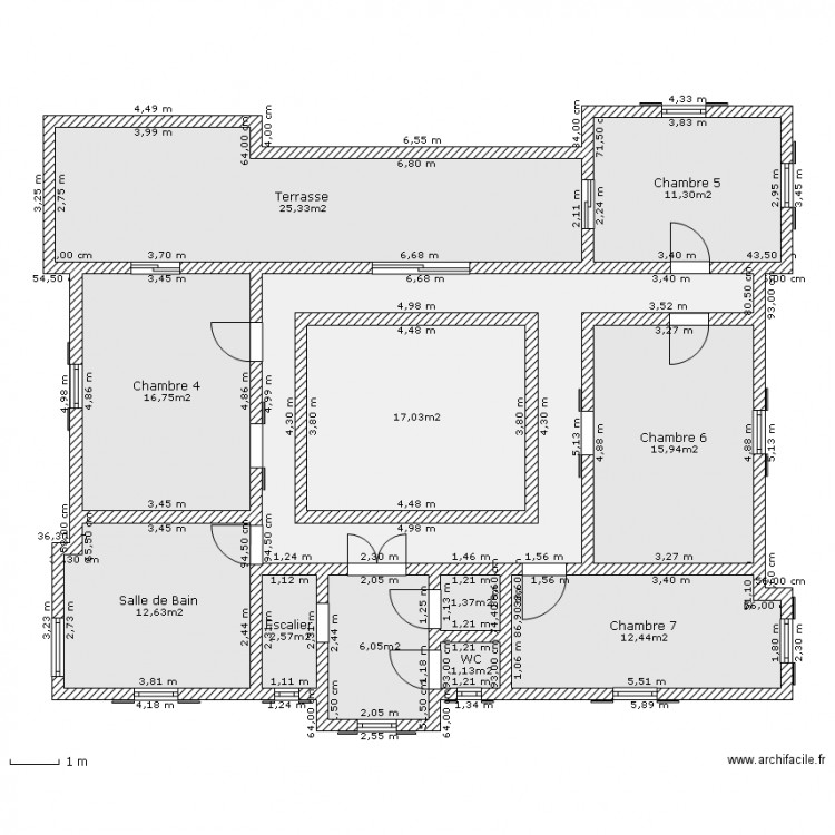 riad étage. Plan de 0 pièce et 0 m2