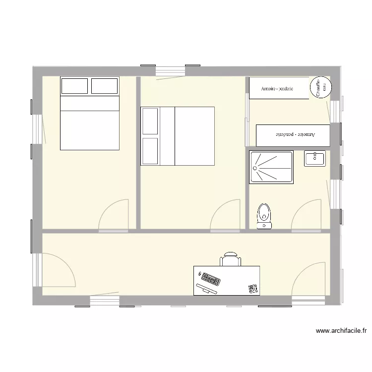 ETAGE  OCTOBRE 5 . Plan de 