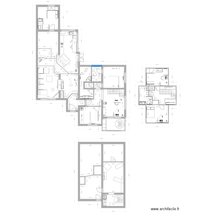maison rdc. Plan de 0 pièce et 0 m2