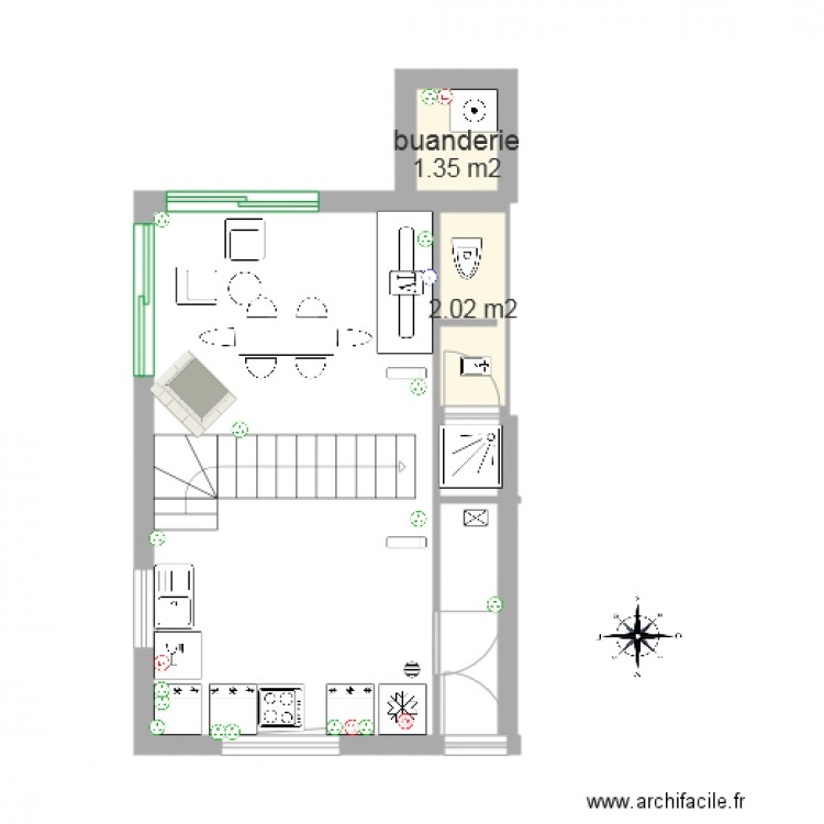 VO RDC. Plan de 0 pièce et 0 m2