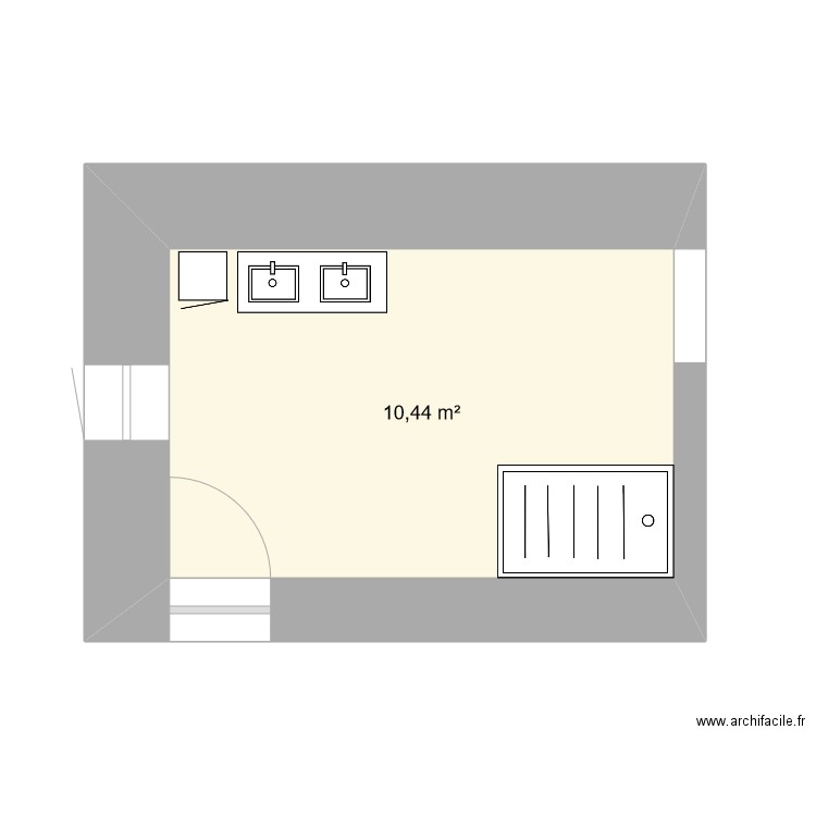 Salle de bain. Plan de 0 pièce et 0 m2