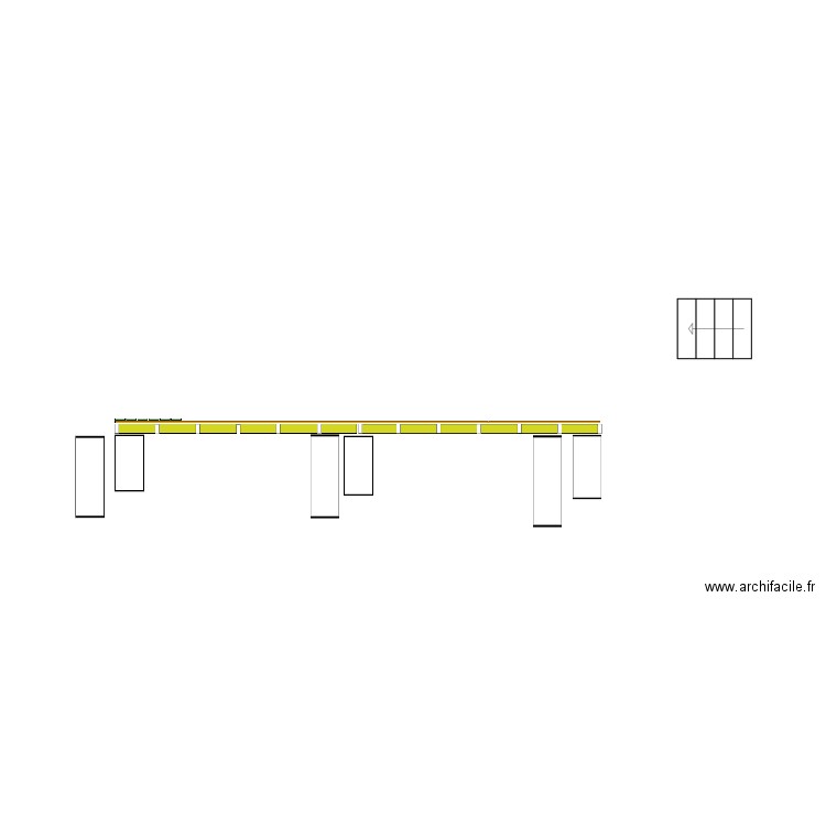 Terrasse Haut. Plan de 0 pièce et 0 m2