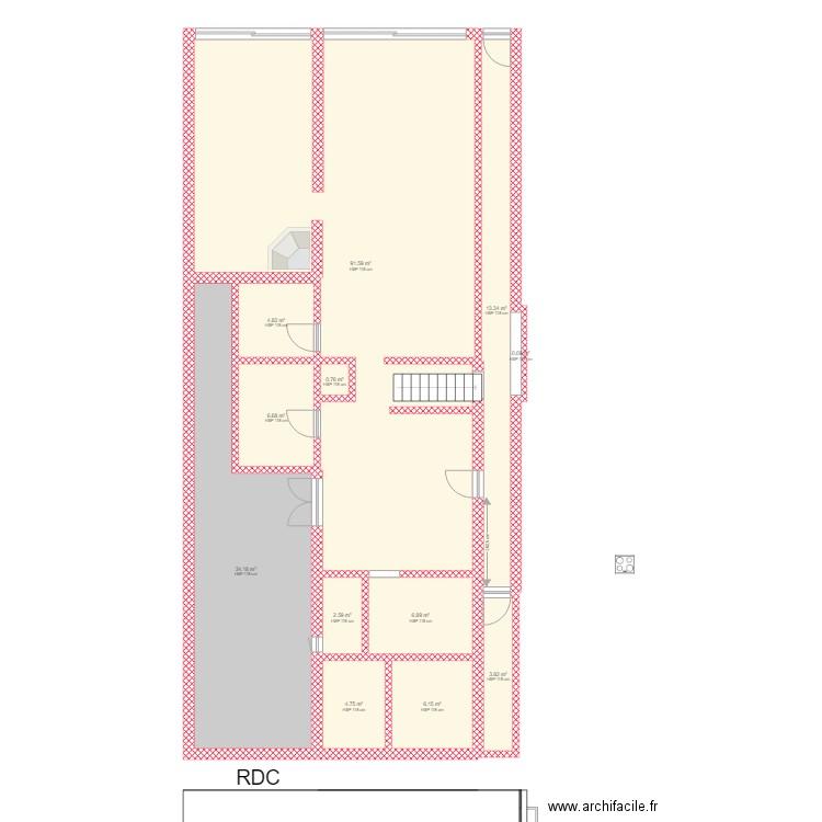 lancey immeuble. Plan de 0 pièce et 0 m2