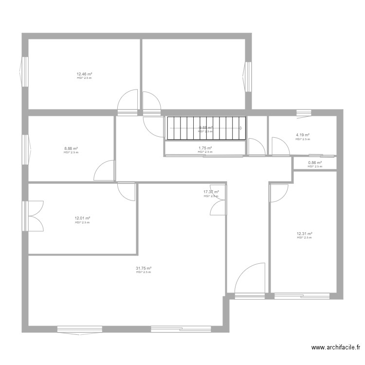 Brevet Villefranche. Plan de 0 pièce et 0 m2