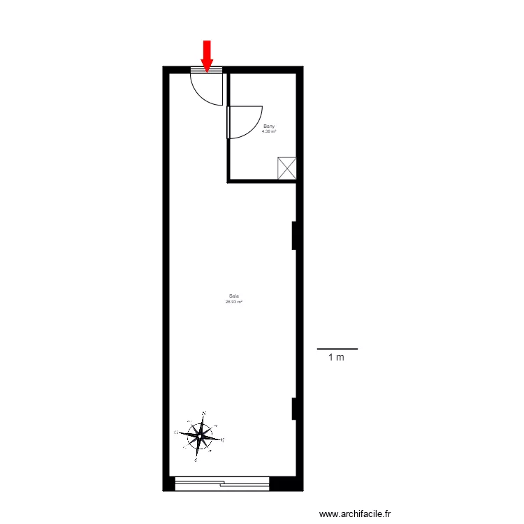 C.PRAT DE LA CREU N&ordm;16, 1-3. ANDORRA. Plan de 
