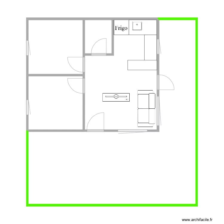 quebrada amarilla. Plan de 