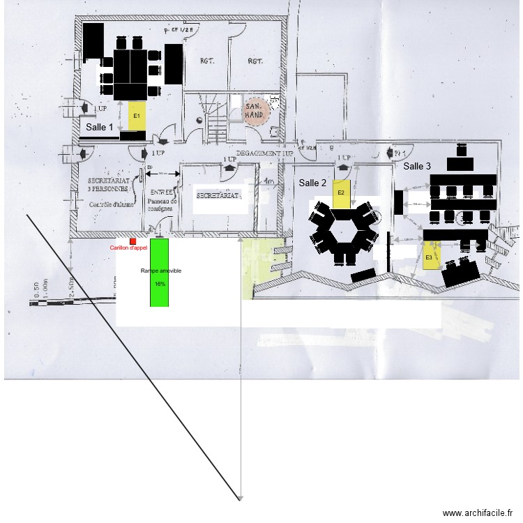 Salles Saint Paul. Plan de 0 pièce et 0 m2