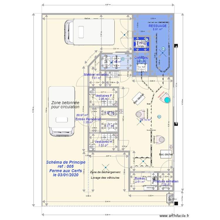 Ferme aux cerfs 005. Plan de 0 pièce et 0 m2