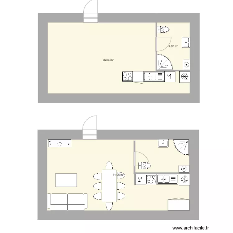 grande salle. Plan de grande salle. Plan de