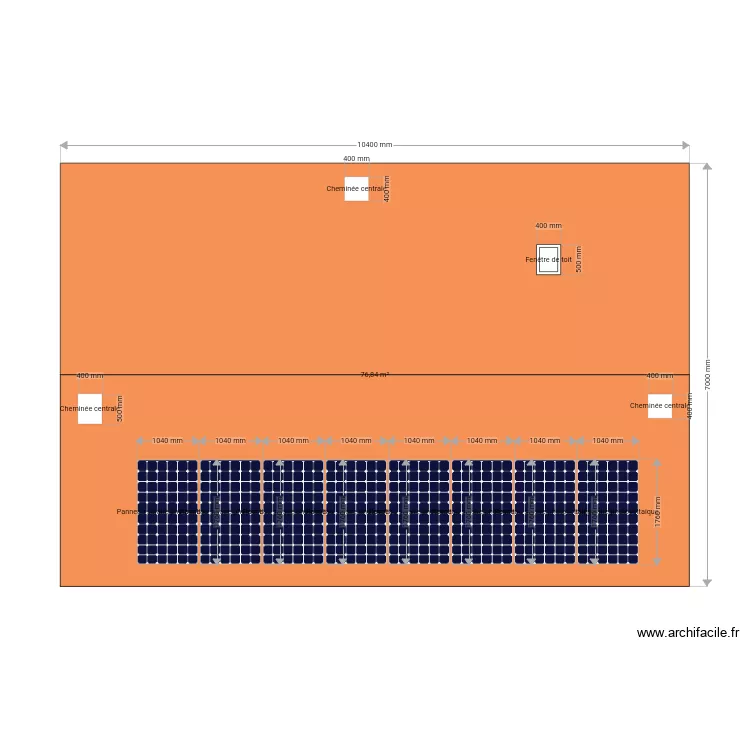 toiture. Plan de toiture. Plan de