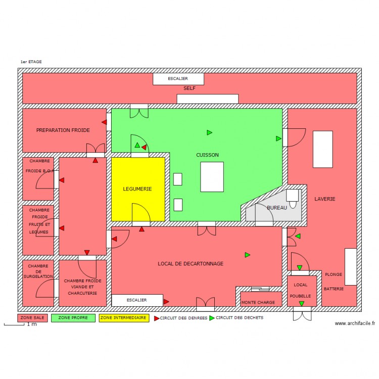 ANNEXE 1: Plan de la cuisine . Plan de 0 pièce et 0 m2