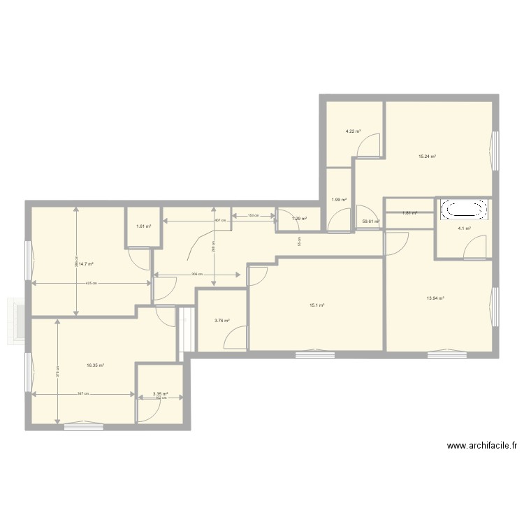 muscadelle ETAGE actuel. Plan de 0 pièce et 0 m2