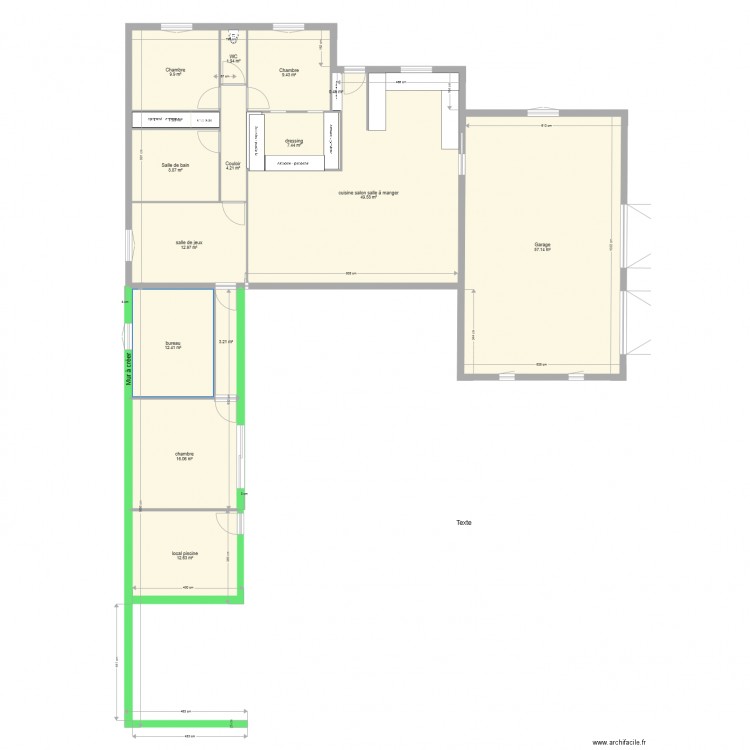 Maison permis. Plan de 0 pièce et 0 m2