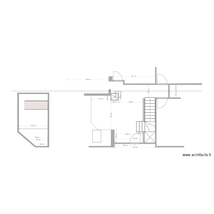 Mezzanine le 11 novembre 2021. Plan de 0 pièce et 0 m2