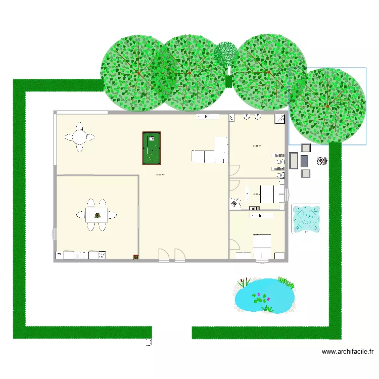 maison construction . Plan de 