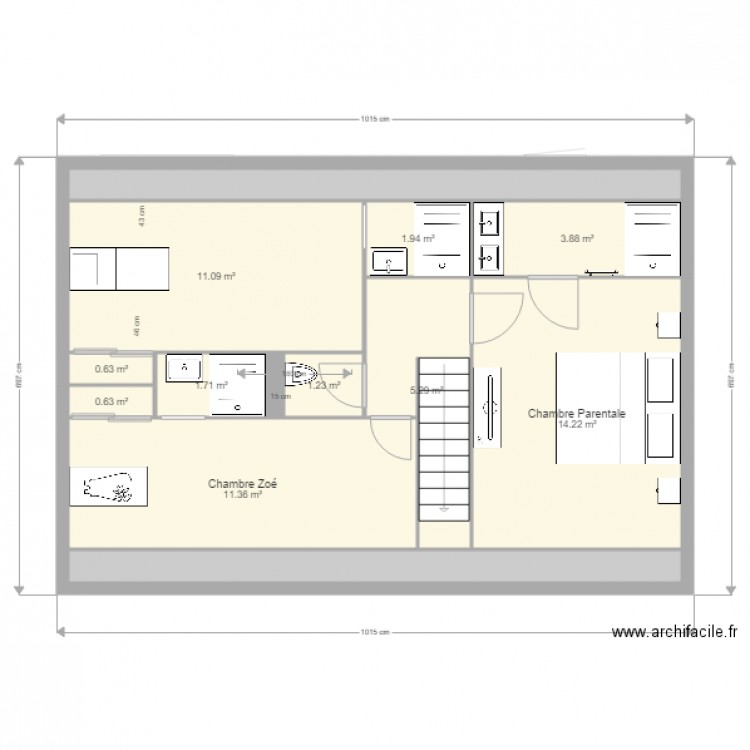 Etage v4. Plan de 0 pièce et 0 m2