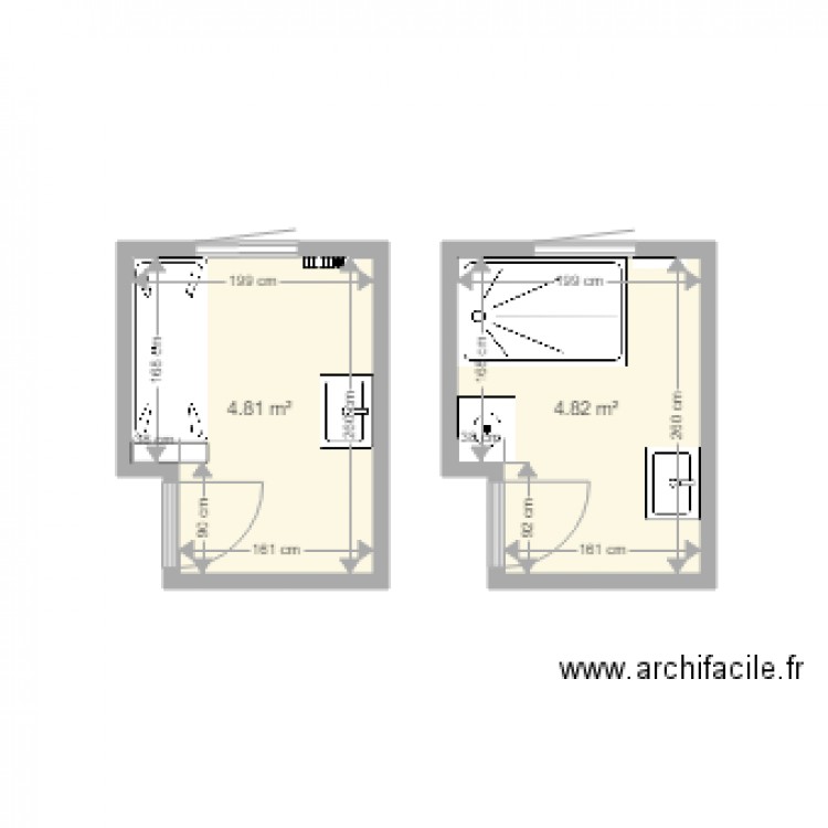 sdb antibes. Plan de 0 pièce et 0 m2