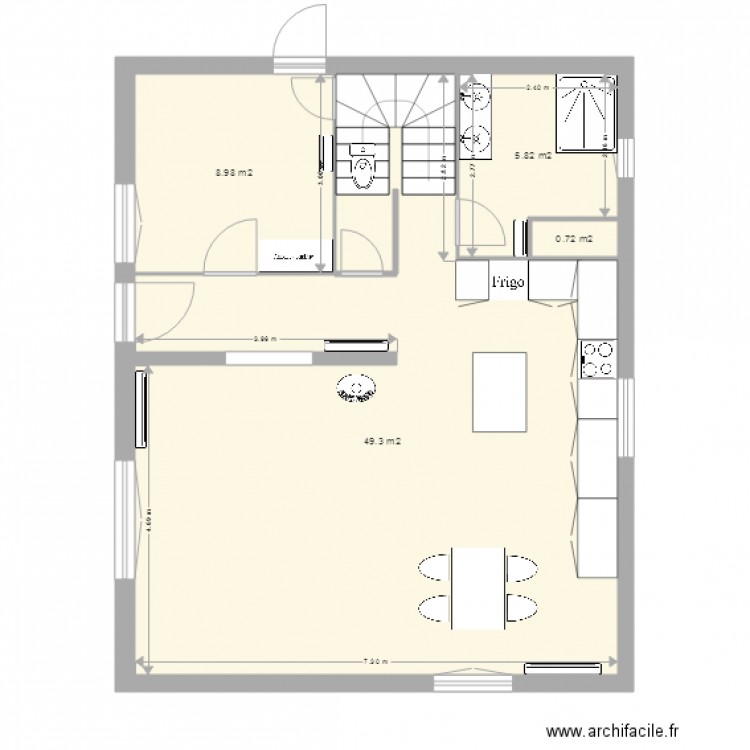 projet. Plan de 0 pièce et 0 m2