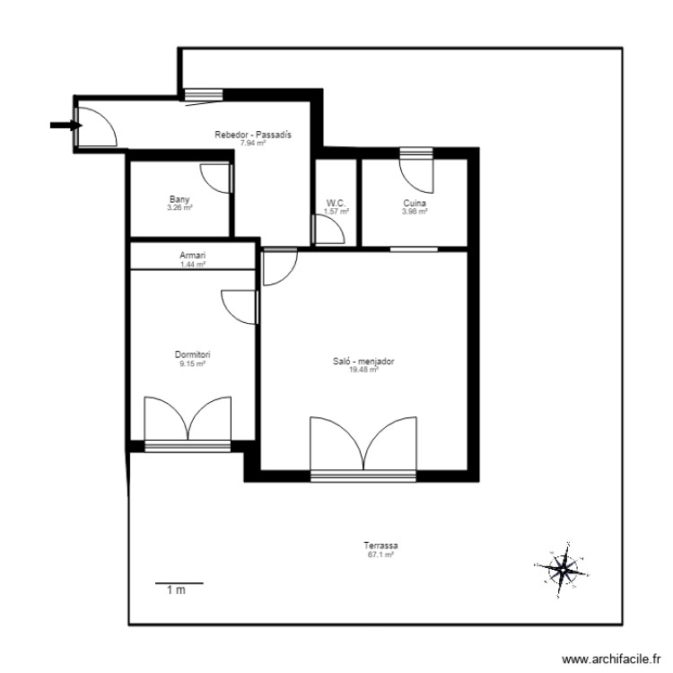 CR SOL SKI ED B BAIXOS 1 L ALDOSA CANILLO. Plan de 0 pièce et 0 m2