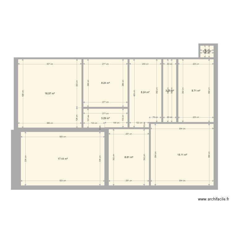 24M 2 eme. Plan de 0 pièce et 0 m2