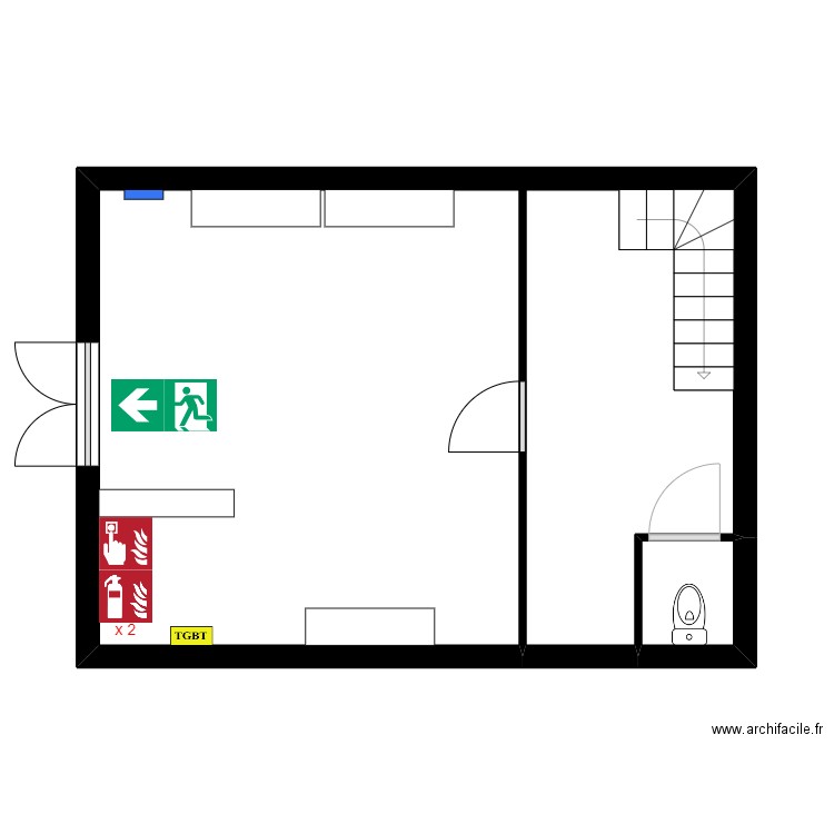 La Cave rdc. Plan de 0 pièce et 0 m2