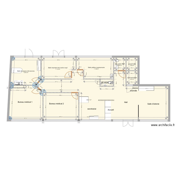plan centre medical cuidatella definitif 5. Plan de 0 pièce et 0 m2