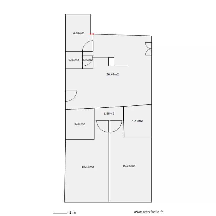 GITE CORRIGE2 MOBILIER. Plan de GITE CORRIGE2 MOBILIER. Plan de
