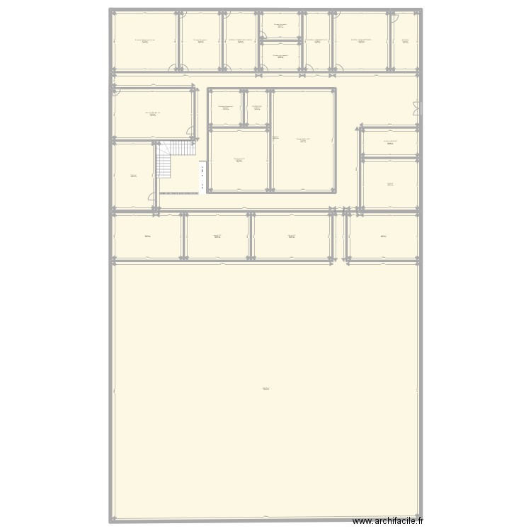 plan bâtiments Sorgues  M. Chanel. Plan de 0 pièce et 0 m2