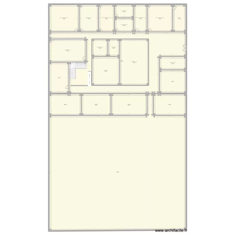 plan b&acirc;timents Sorgues  M. Chanel. Plan de 