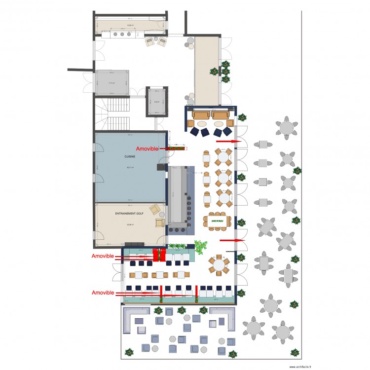 Brasserie Plan 5. Plan de 0 pièce et 0 m2