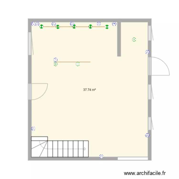 salon cuisine. Plan de salon cuisine. Plan de