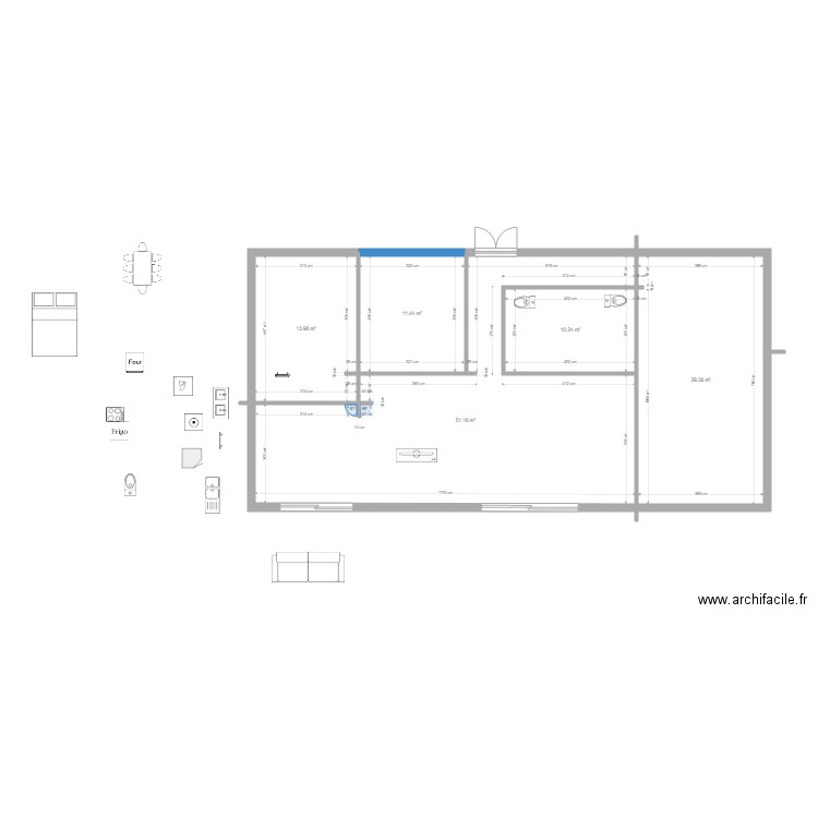 HANGAR HERPIN 1 ETAGE BIS. Plan de 0 pièce et 0 m2