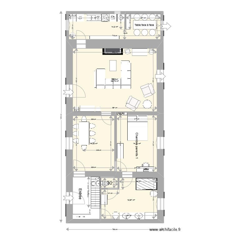 Petit Rezole RDC  Version 3. Plan de 0 pièce et 0 m2